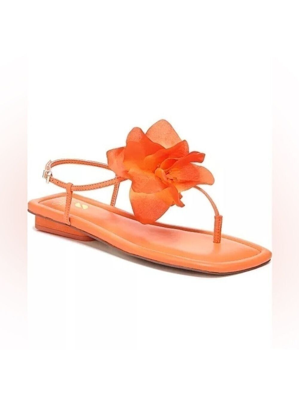 Women’s Sarto By Franco Sarto Capri-flore Thong Orange Sandals Size 8 US!
